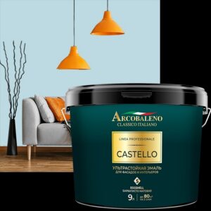 Castello 5 Eggshell ультрастойкая бархатисто матовая краска (2,7 кг) купить в Актау