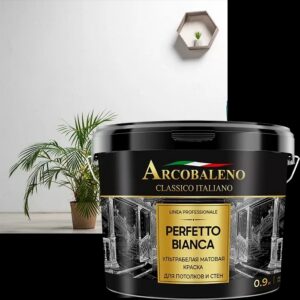 Perfetto Bianca матовая краска для потолков (0,9 кг) купить в Актау