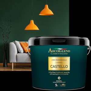 Castello 5 Eggshell ультрастойкая бархатисто матовая краска (9 кг) купить в Актау