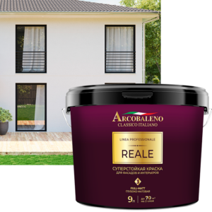 Reale 3 full-matt суперстойкая глубокоматовая краска (0,9 кг) купить в Актау